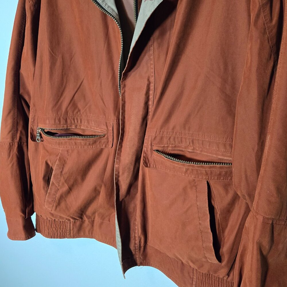 Men's Rust Bomber Jacket - Picture 4 of 10